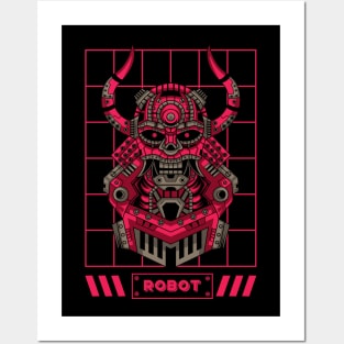 robot Posters and Art